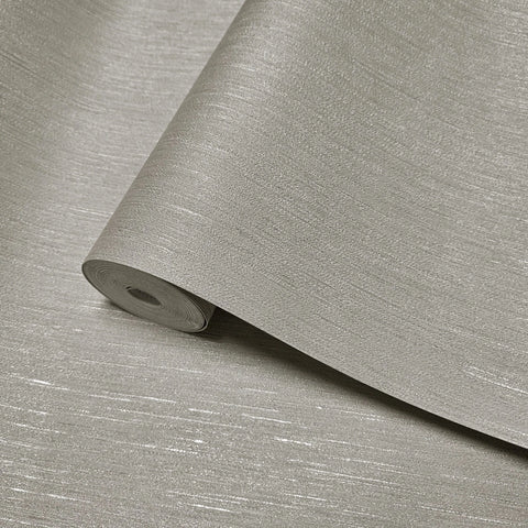 M50523 Shimmer tan taupe faux fabric textured stria lines contemporary modern Wallpaper
