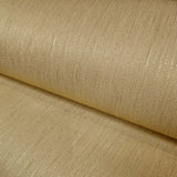 M50532 Modern golden tan cream gold metallic faux fabric textured Modern Wallpaper roll