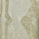 M69924 Ivory gold metallic geo trellis lines faux liquid art marble textured Wallpaper
