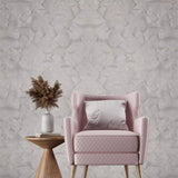 M69936 Embossed Taupe geo Diamond Square textured geometric contemporary Wallpaper roll