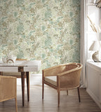 M95676 Meilani Green Palm Landscape Wallpaper