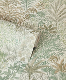 M95676 Meilani Green Palm Landscape Wallpaper