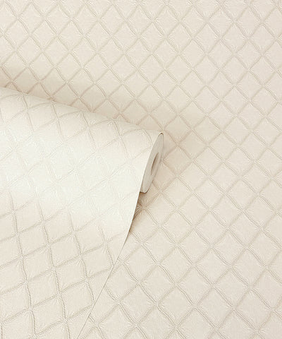 M95679 Santina Eggshell Trellis Wallpaper