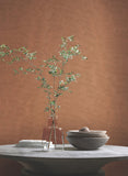 MA34926 Shimmering Moire Copper Textured Wallpaper