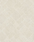 MA35509 Marquetry Beige Tile Wallpaper