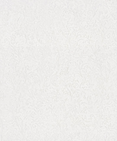 MA35530 Sculpted Floral Pearl Relief Wallpaper