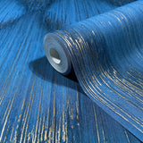 MA35808 Starfall Sapphire Metallic Ikat Wallpaper