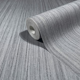 MA35839 Indra Grey Striated Wallpaper