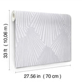MA35846 Lumiere Off-White Deco Geo Wallpaper