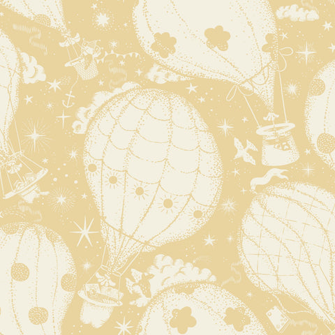 MB29002 Ballongerna Yellow Wallpaper