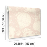 MB29003 Ballongerna Pink Wallpaper 