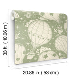MB29004 Ballongerna Green Wallpaper 