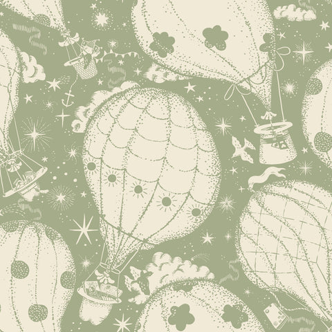 MB29004 Ballongerna Green Wallpaper 
