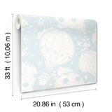 MB29005 Ballongerna Light Blue Wallpaper