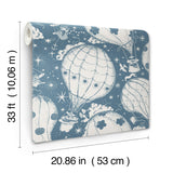 MB29006 Ballongerna Dark Blue Wallpaper