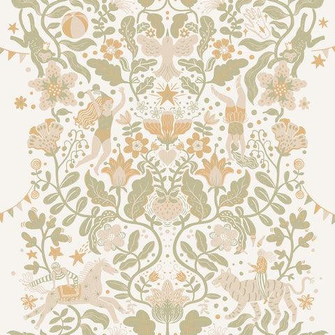 MB29025 Cirkus Moss Wallpaper