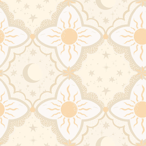 MB29032 Sol Måne Tangerine Wallpaper