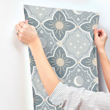 MB29034 Sol Måne Blue Wallpaper 