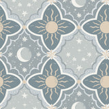 MB29034 Sol Måne Blue Wallpaper 