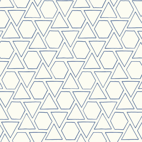 MB30112 Sun Shapes Coastal Blue Wallpaper