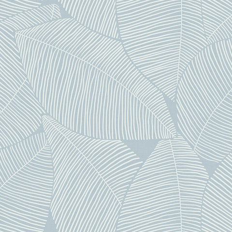 MB31302 Summer Magnolia Blue Oasis Wallpaper 