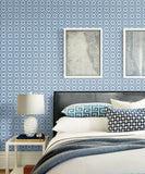 MB31702 Coastal Tile Coastal Blue Wallpaper