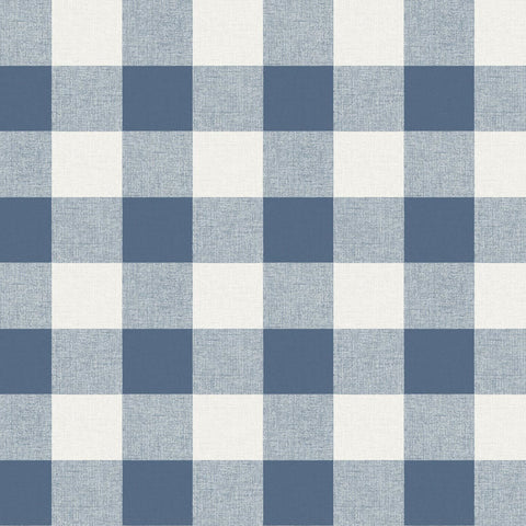MB31902 Beach Picnic Plaid Coastal Blue Wallpaper