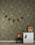 MB63003 Bygga Bo Dark Green Wallpaper