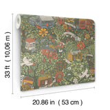 MB63003 Bygga Bo Dark Green Wallpaper