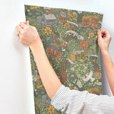 MB63003 Bygga Bo Dark Green Wallpaper