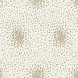 MD7103 Petite Leaves Cream Gold Wallpaper