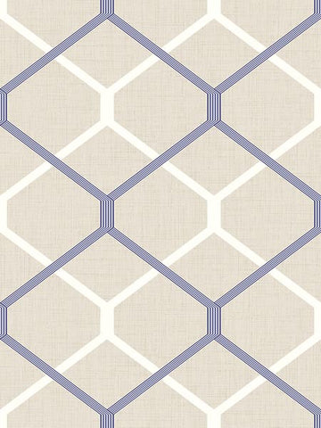 MG40702 Hexagon Metallic Wallpaper