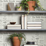 MH1508 The Daily Black White Wallpaper