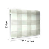 MH1518 Watercolor Check Sunday Stroll Wallpaper