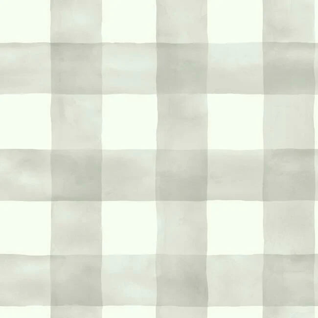 MH1518 Watercolor Check Sunday Stroll Wallpaper