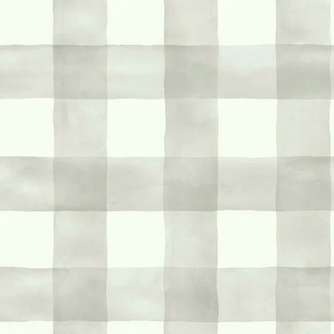 MH1518 Watercolor Check Sunday Stroll Wallpaper