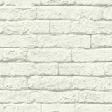 MH1555 Brick And Mortar Cool White Wallpaper