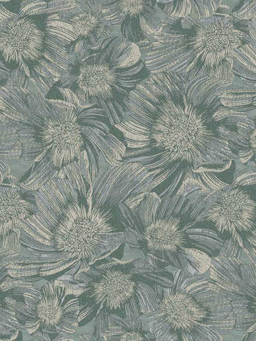 MI10504 Anemoni Teal Wallpaper