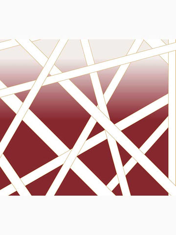 MI10585M Nastri Shade Red 4 Panel Wall Mural