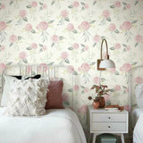 MK1125 Watercolor Roses Gala Pink Wallpaper