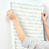 MK1141 Hill & Horizon Blue Wallpaper