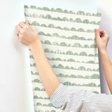 MK1144 Hill & Horizon Magnolia Green Wallpaper