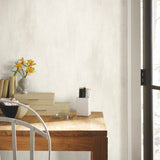 MM1775 Stucco Finish White Wallpaper