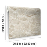 MN1803 Field Stone Sand Wallpaper