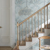 MN1820 Orchard Blue Grey Wallpaper