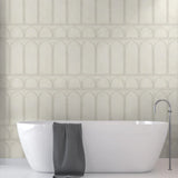 MN1831 Arches Beige Pearl Wallpaper 