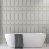 MN1832 Arches Grey Pearl Wallpaper