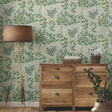 MN1840 Eden Retreat Jade Gold Wallpaper