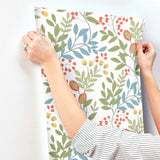 MN1841 Eden Retreat Multi White Wallpaper