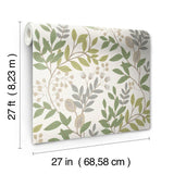 MN1844 Eden Retreat Beige Green Wallpaper